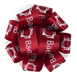 1 1/2" Badge Satin Bow - Foil