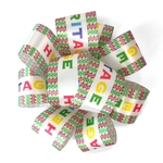 1 1/2" Badge Satin Bow - Sublimation