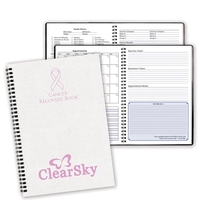 Cancer Recovery Book 7" x 10" Wire-Bound Leatherette
