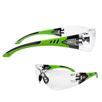 Lightweight rimless sporty design safety glasses with specially coated...