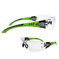 Lightweight rimless sporty design safety glasses with specially coated...
