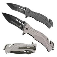 Rescue knife with built-in seatbelt cutter and glass breaker.... from ASI...