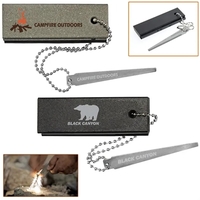 Weatherproof & waterproof full magnesium body fire starter & striker....