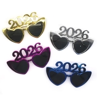 2026 Heart New Year Party Glasses