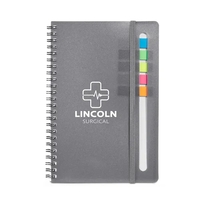Semester Spiral Notebook With Sticky Flags 6.25" X 8.5"