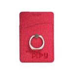Leeman RFID Phone Pocket With Metal Ring Stand