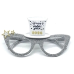 2026 NY Hat New Year Party Glasses