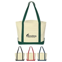 Heavy Cotton Canvas Boat Tote. 24 oz. Canvas. Outside... from ASI 61125 Hit...
