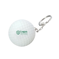 Golf Ball Shape Stress Ball Keychain... from ASI 79530 Prime Line