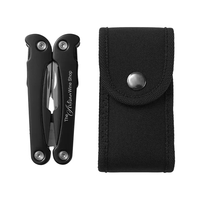 Multi-tool with needle nose pliers, pipe grip, wire cutter, flat...