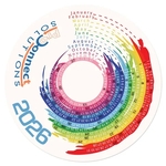 Color Splash Calendar Mouse Pads