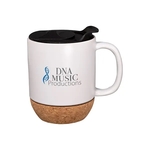 14 oz Ceramic Mug With Cork Base