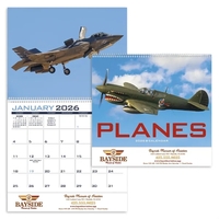 11 x 19 2024 Planes calendar on 70# paper glossy paper... from ASI 40480...