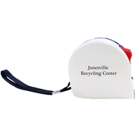 10' steel retractable tape measure with push button locking mechanism,...