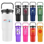 30 oz. Double Wall Stainless Steel Tumbler w/ Carrier