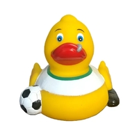 Rubber Sizzling Soccer Duck