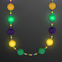 Mardi Gras Party Balls LED Necklace