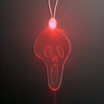 Screaming Ghost LED Acrylic Necklace
