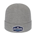 Knit Cap with Ribbed Cuff