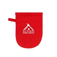 Mini cotton oven mitt with a silicone palm, hang loop and... from ASI 54040...