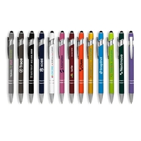 Alexandria Stylus Satin Soft Touch Click Metal Pen
