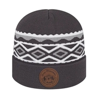Diamond Pattern Knit Cap with Cuff... from ASI 43792 Cap America Inc