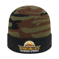 Woodland knit acrylic beanie with camouflage design. Made in the USA.... from...