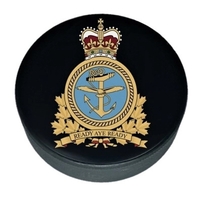 Standard size hockey puck that can be customized for promotional purposes.......