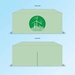 6' Fitted Table Cover, Zipper Back Full Digital front panel