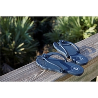 Unique travel Flip Flop that folds flat. Made from molded EVA.... from ASI...