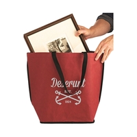 20" x 9" x 16" washable Kraft paper tote bag with... from ASI 35290 American...