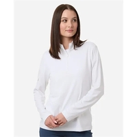 Adidas Women's Textured Stripe Quarter-Zip Pullover... from ASI 84358 S&S...