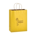 Matte Color Paper Shopper Bag - Flexo Ink