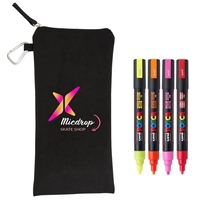 POSCA 4 Piece Neon Marker Set with Bag