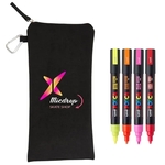 POSCA 4 Piece Neon Marker Set with Bag