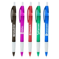 Slimster Translucent Gripped Click Pen.... from ASI 55583 GMG Pen / Ultra...