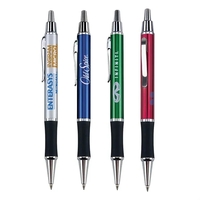Rubber grip click action ballpoint pen.... from ASI 55583 GMG Pen / Ultra...