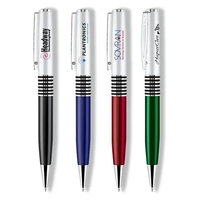 Satin Chrome Ballpoint Twist Metal Pen
