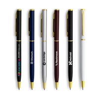 Slim Twist Metal Pen (Gold)