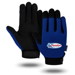 Navy Blue Touchscreen Mechanics Gloves