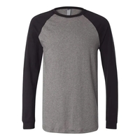 Adult long sleeve raglan baseball t-shirt. Blank product.... from ASI 84358...