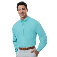 Blue Generation - Men's 1-Pocket Superblend Poplin Shirt... from ASI 86018...