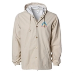 Water Resistant Hooded Windbreaker Jacket