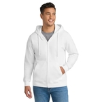 Port & Co Fan Favorite Fleece Full-Zip Hooded Sweatshirt.