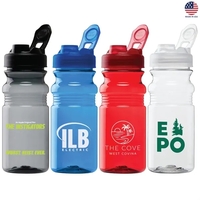 Concord 20 oz. PET Bike Bottle w/Flip Lid