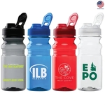 Concord 20 oz. PET Bike Bottle w/Flip Lid