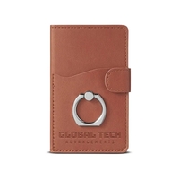 Leeman Tuscany Dual Card Pocket With Metal Ring