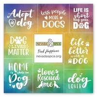 Square Magnet w/ 8 Message Magnets