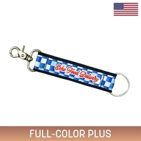 4" Sublimated Key Fob w/ Matte Nickel Hardware