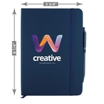 Notebook and Pen combo - Full Color Imprint - (Larger Size)